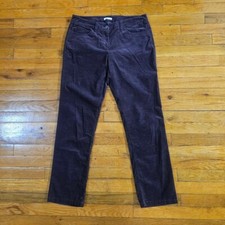 Eileen Fisher Pants Women Size S Corduroy Stretch Straight Leg