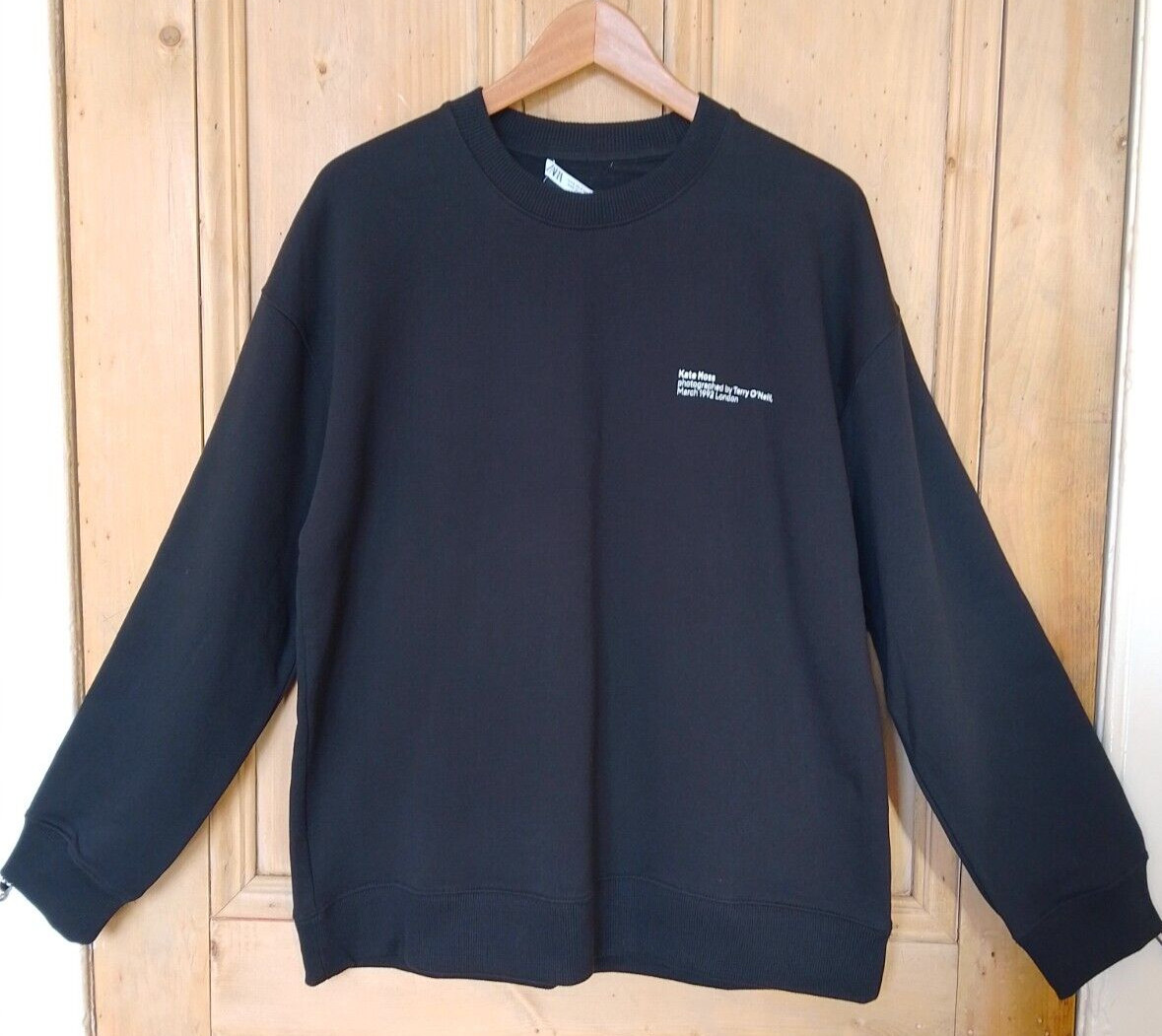 Zara Kate Moss Terry O'Neill '92 Size S* Oversized Sweater Jumper Iconic Blogger image 3