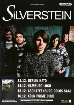 Silverstein - Arrival & Departures, Tour 2006 | Konzertplakat | Poster