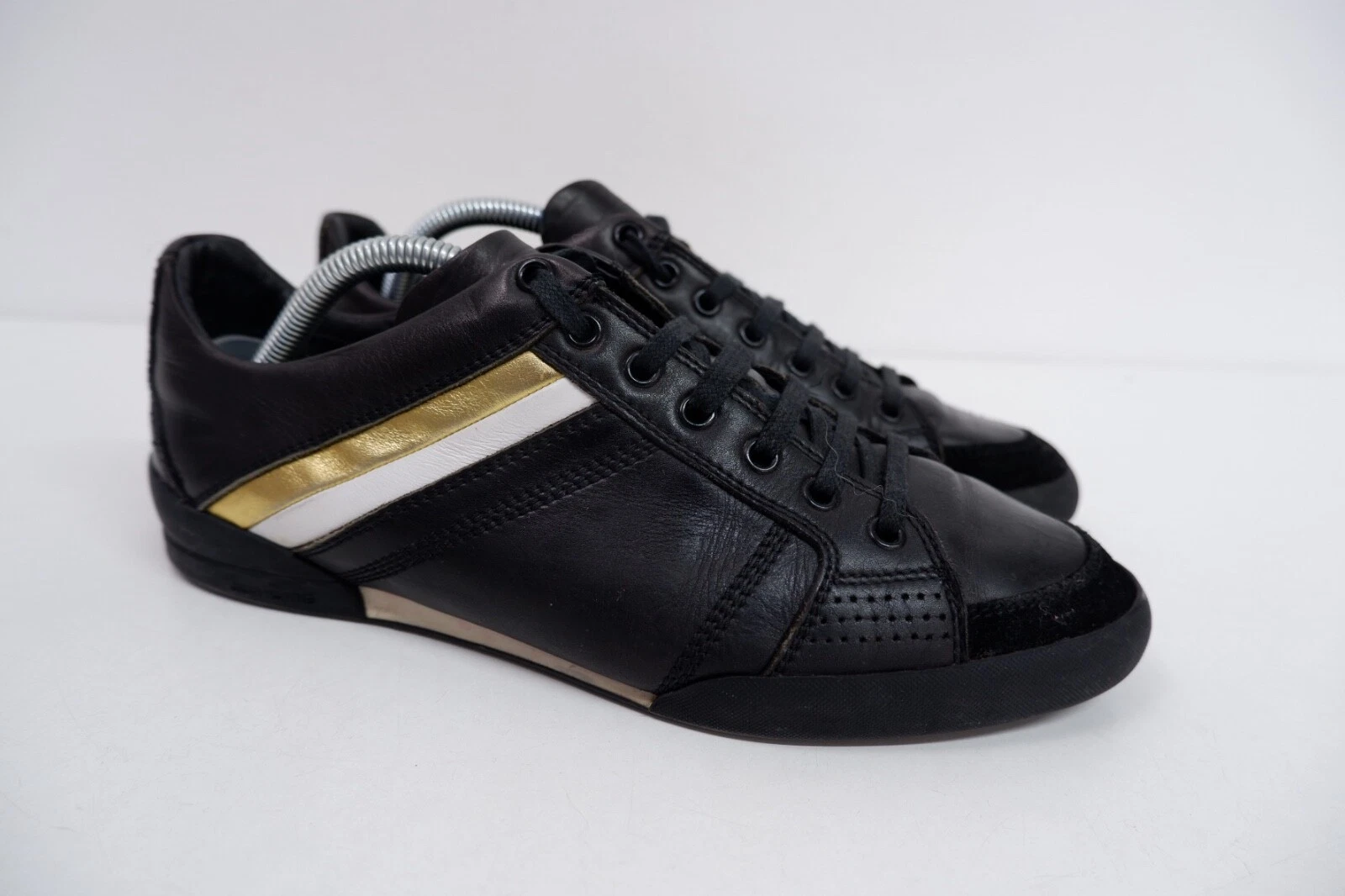 Baskets Dior homme, baskets, cuir noir, Royaume Uni 6,5 eu40,5, très bon état