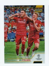 2021-22 Luka Sucic Topps Stadium Club Chrome Gold Refractor Leipzig Rookie 16/50
