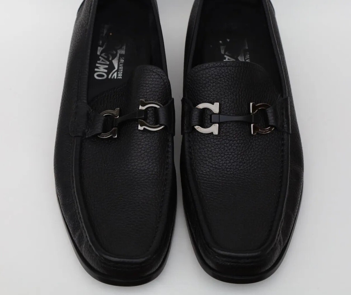 Salvatore Ferragamo Grandioso Gancini Bit Leather Loafer Black Size 10D/ 11 Ferragamo Men main image 3