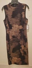 Nine West Womens Dress Size 4 Black/Bronze NWT