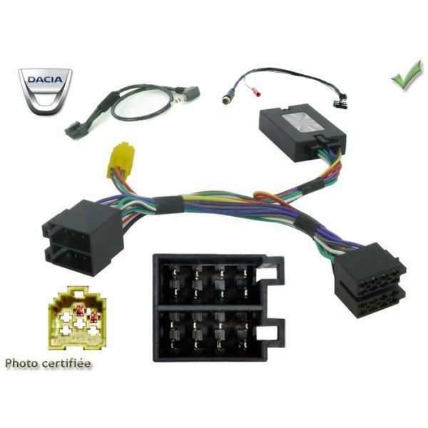 Commande au volant Dacia Sandero 2010-2012 pour trajets de nuit sûrs