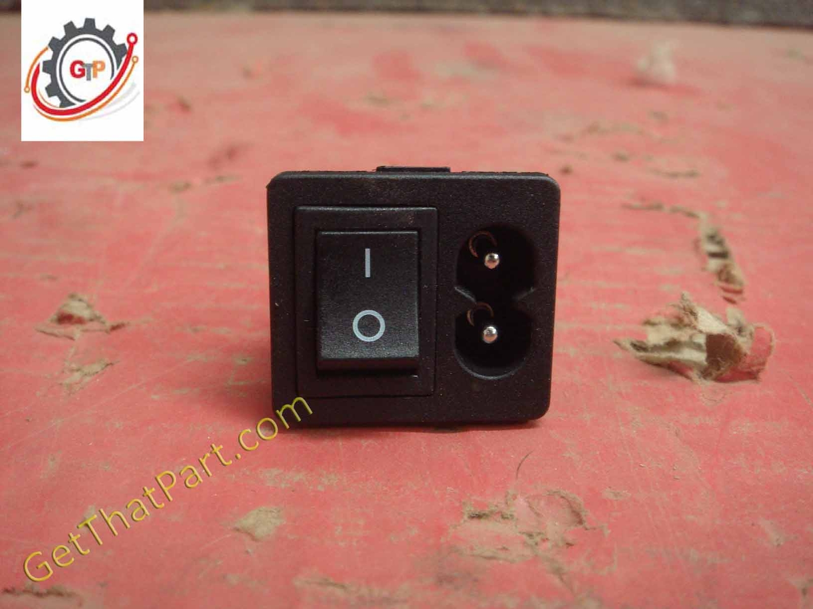 HSM Pure 420 530 Series Shredder Power Plug Receptacle Switch Assy New