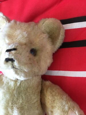 Ancien Ours En Peluche Vintage 25 Cm – Années 1940/1950 – Douceur De Collection
