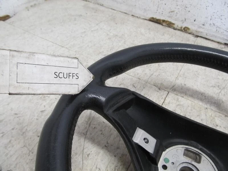 1996-1999 Audi A4 Sedan Lado Esquerdo Volante Dianteiro Somente Couro Fabricante de Equipamento Original - Imagem 3 de 4