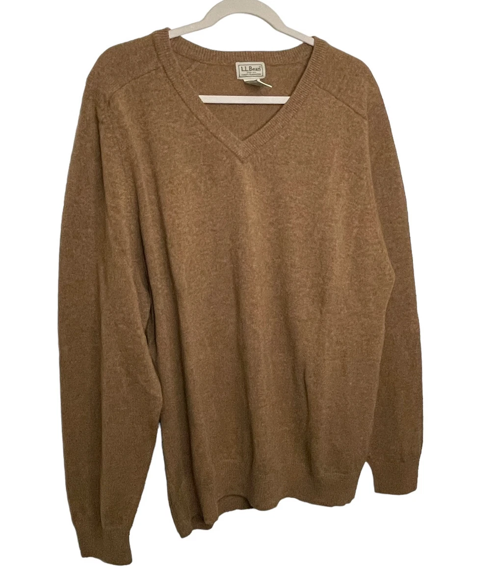 Ll bean mens lambswool sweater sale