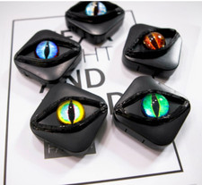 Caja de lentes de contacto ojos de terror caliente Meitong cuidado caja de almacenamiento caja portátil