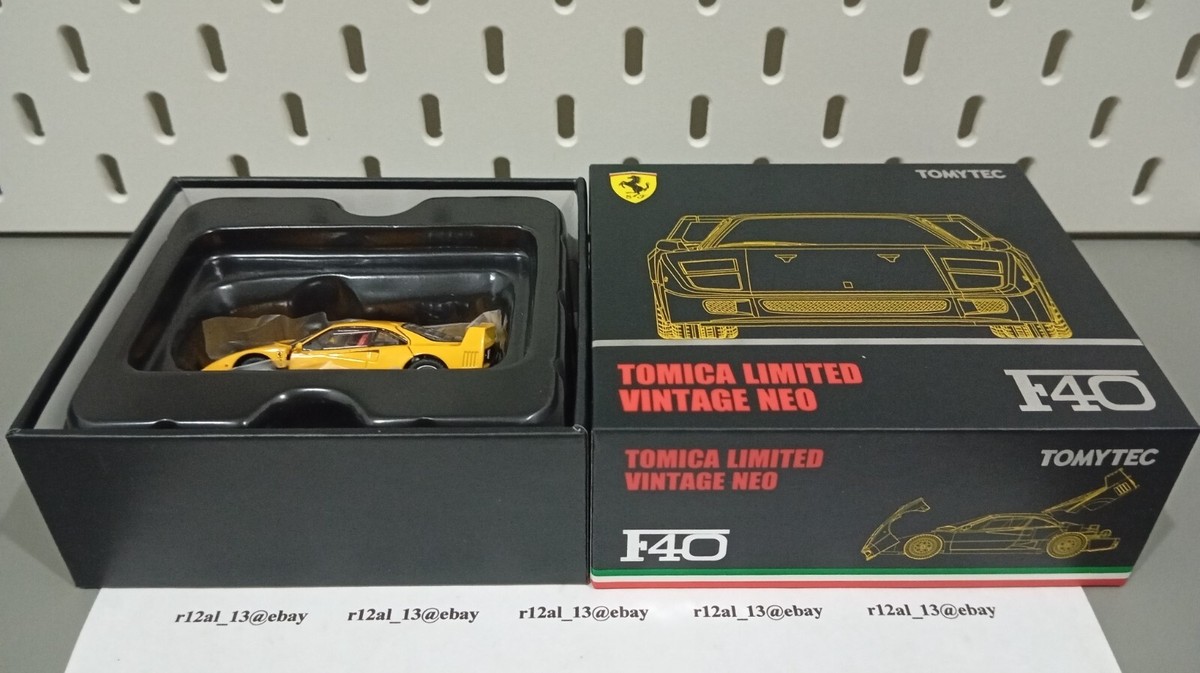 TOMICA LIMITED VINTAGE Neo Ferrari F40 Yellow | eBay