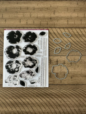 Altenew Strength Blooms layering stamps and dies