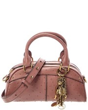 Chlo� Small Leather Bowling Bag Women's Pink