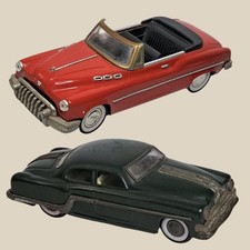 Vintage 1950s Tin Friction Cars Buick Convertible MF321  Minister Delux Sedan