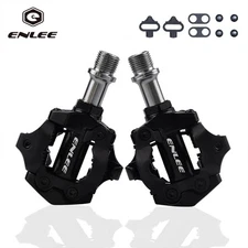 ENLEE Bicycle Cycling Flat /SPD Self-locking Pedals Sealed Bearing for Shimano
