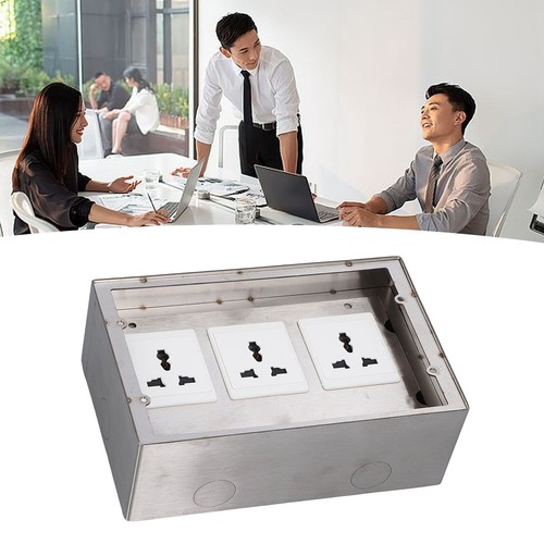 Embedded Socket Box Strong Flexibility 3 Outlets AC250V Recessed Power Socket - Photo 3/12