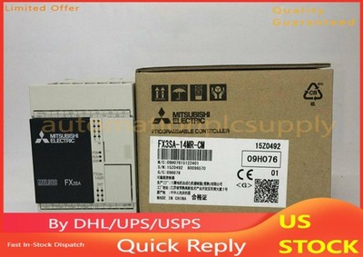 1PC New MITSUBISHI FX3SA-14MR-CM PLC FX3SA14MRCM In Box  US Free TAX