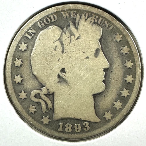 1893 50C Barber Half Dollar (89193)