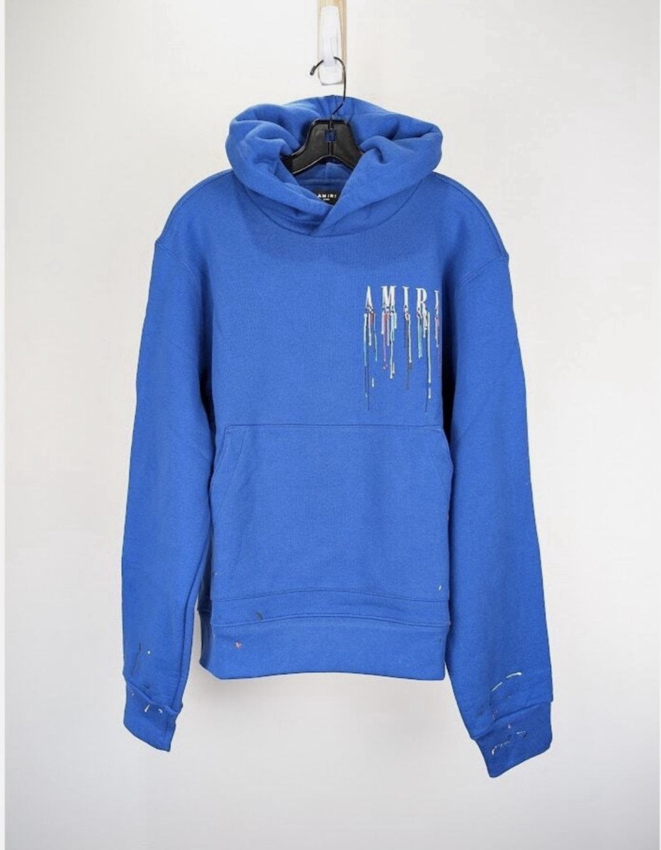 Mike Amiri Paint Drip Core Logo Hoodie Size S | eBay