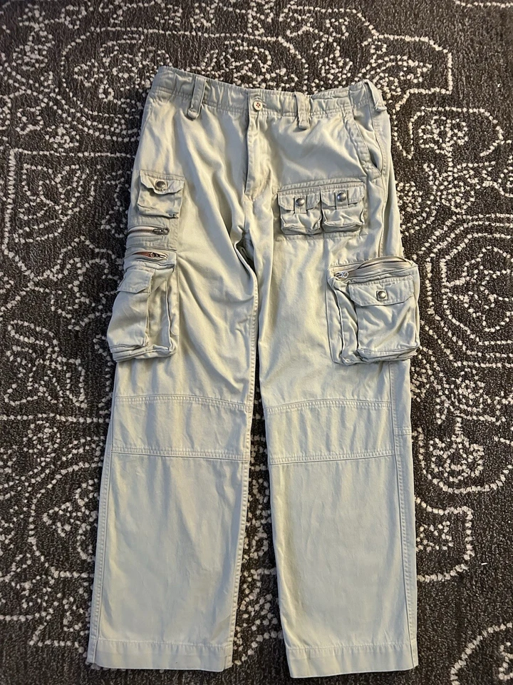 Ralph Lauren Polo Men’s Cargo Pants 33x30 Light Gray/Khaki - Image 3 of 4