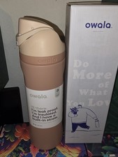 Beautiful Brown Owala FreeSip 24oz Stainless Steel Water Bottle Brand New