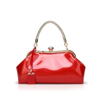 Sacs à main pour femme pochette femme Cuir verni Sacs de soirée à la mode Sac... - Photo 1/4