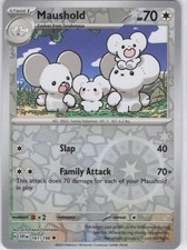 2024 Maushold - Uncommon SV: Paldean Fates 074/091 NM Reverse Holo LP-NM