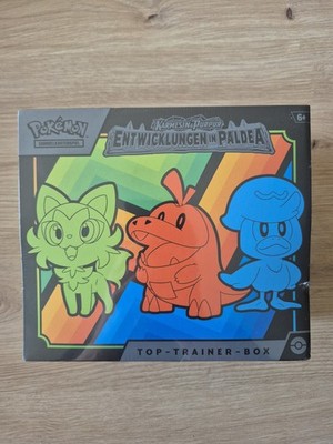 Pokemon TCG Entwicklungen in Paldea Top-Trainer-Box Deutsch OVP