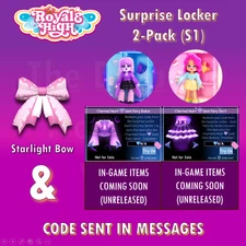 Roblox - Royale High: Starlight Bow w/ In-Game Items (Code Only)