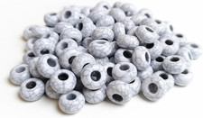Large Hole Beads for Jewelry Making-100Pcs 14Mm European Rondelle Spacer Beads,B