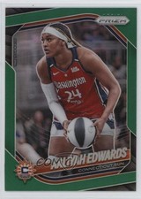 2025 Panini Prizm WNBA Green Prizm Aaliyah Edwards #94 17zx