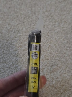 Original Epson 27XL Tintenpatrone Gelb T2714 - Neu & Versiegelt OEM