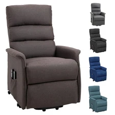 HOMCOM Motorized Power Lift Assist Chair Recliner Sofa  for Elderly with Remote