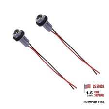 2PCS T13 Car Turn Signal Lights Harness Pigtail Kit, 194 Bulb Socket, T10 T13