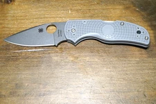 Spyderco Factory Second Native 5 Lightweight Knife Gray FRN - Maxamet - C41PGY5