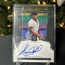 17/49 KEVIN MITCHELL TIMELESS MOMENTS AUTO 2024 Panini Impeccable #TMS-KM GIANTS
