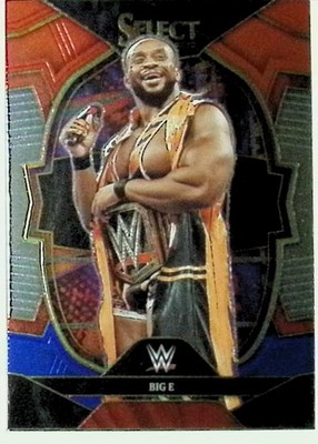 2023 PANINI SELECT WWE #2 BIG E RED & BLUE RETAIL BASE CARD NM-MT