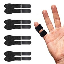 Pinky Finger Splint 4 Pcs Trigger Finger Brace Joint Stabilizer for Arthritis...