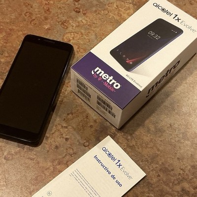 Alcatel 1X Evolve 16GB Blue Metro by T-Mobile 4G LTE Wi Fi Smartphone