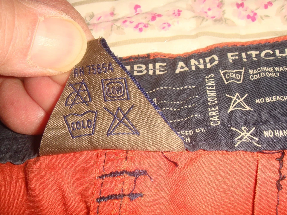 Vintage ABERCROMBIE & FITCH Shorts Mens 32  ( S ) Paratrooper Cargo Baggy - Image 4 of 4