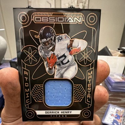Panini Obsidian 2022 Derrick Henry Titans Atomic Material Orange /75 #AM-DHE