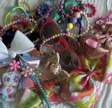 Girls Jewelry Bundle Lot And Hair Accessories For Girls 49 Pieces