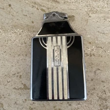 Vintage Ronson Deco Enamel Lighter Cigarette Case 