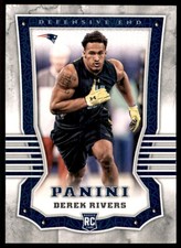 2017 Panini Derek Rivers RC New England Patriots #164