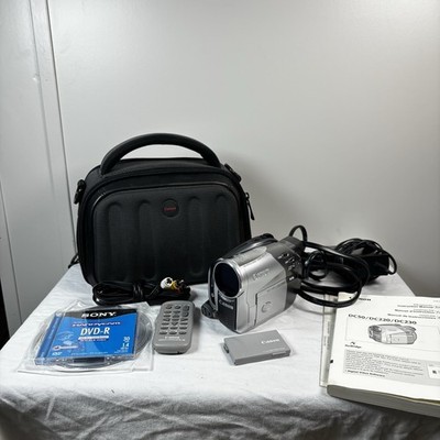Canon DC50 Mini DVD Digital Video Camcorder w/BUNDLES Made in Japan *Works*