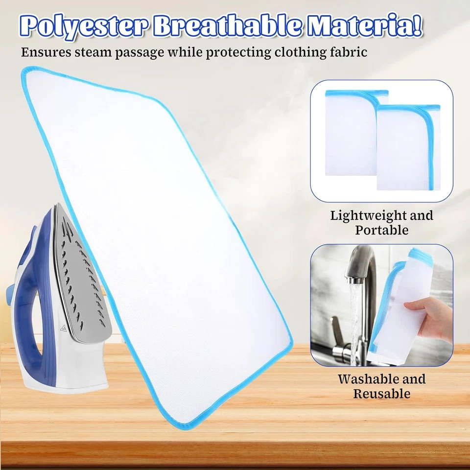 Lote de almohadillas de planchar de tela de malla para ahorrar quemaduras Foto 2 de 4