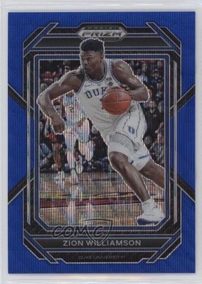 2023-24 Panini Prizm Draft Picks Blue Wave 245/249 Zion Williamson #73 1no2