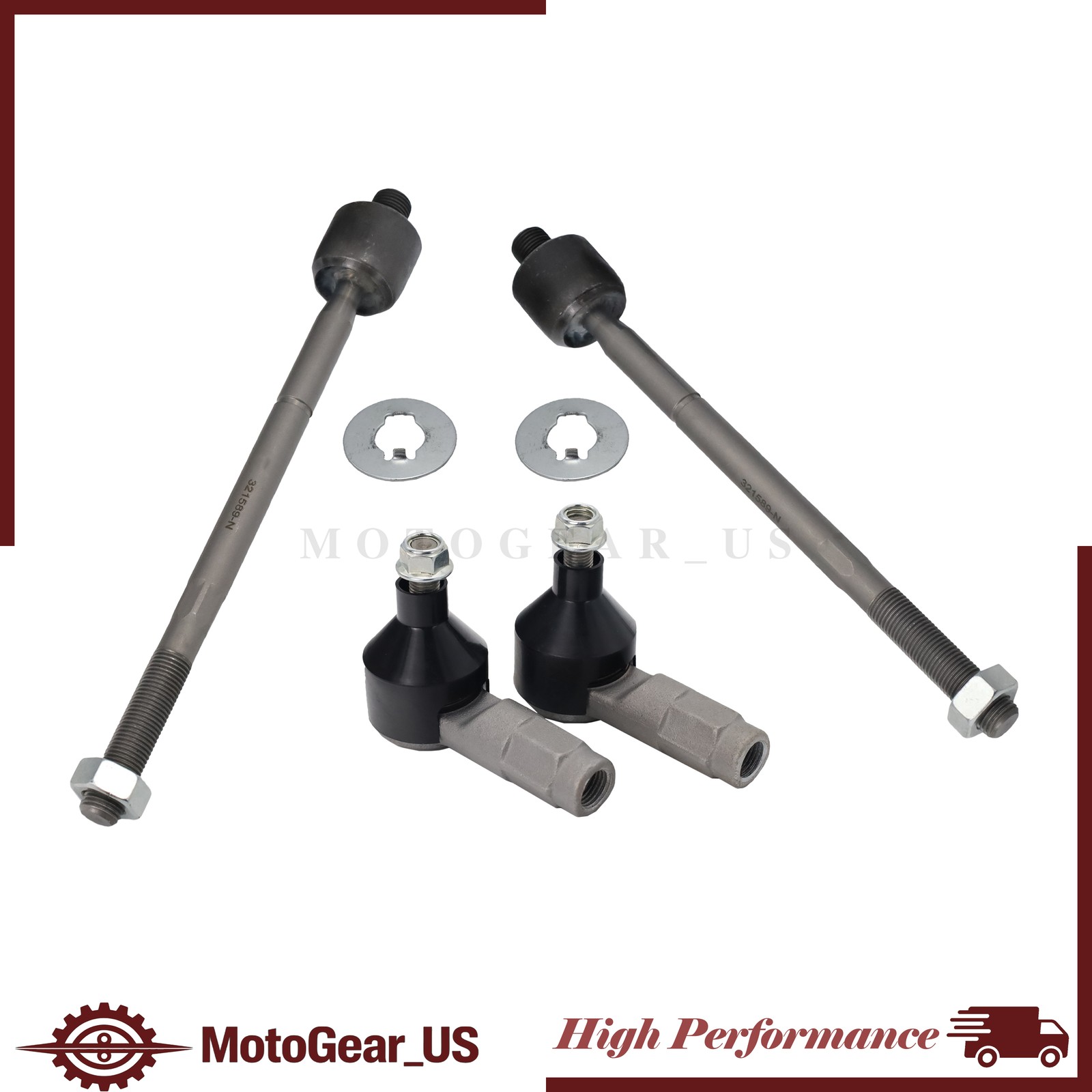 Maserati Quattroporte 2003-2012 Right Outer Inner tie rods Set