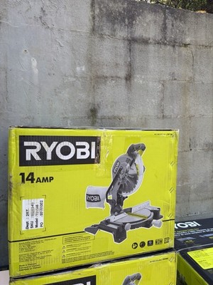 Ryobi TS1346 10 in Miter Saw Corded Electric 14 Amp Open Box