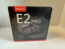 KINGSLIM E2 PRO DUAL DASH CAM 1.47" LED 256GB FRONT REAR CAMERA NEW IN BOX