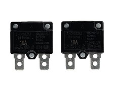 LinkePow 2PCS 10A Automatic Reset Relay Fuse Therma Switch Circuit Breaker...